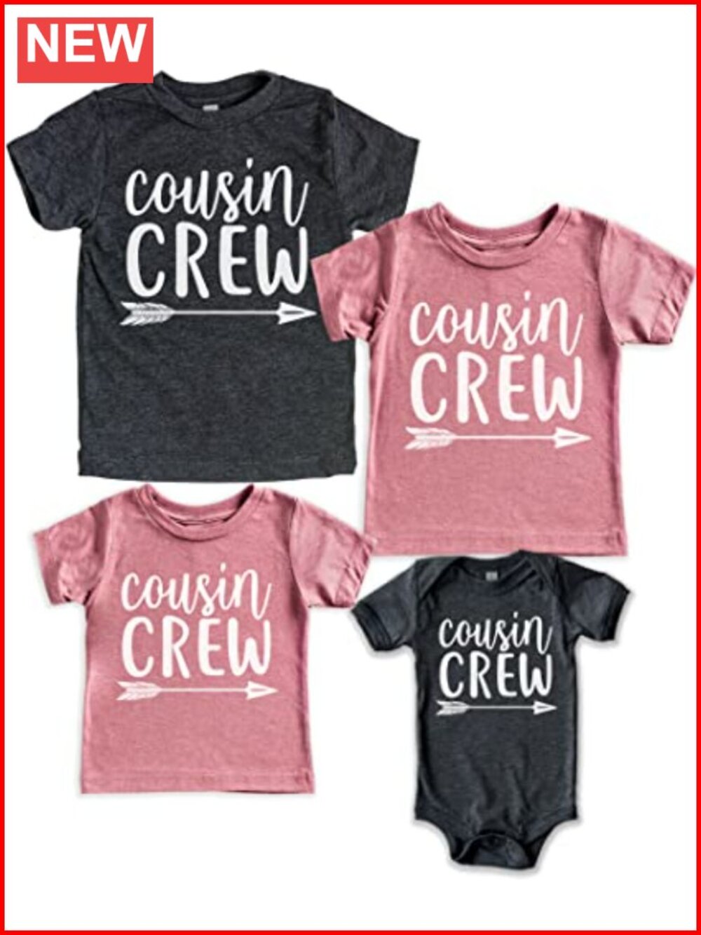 Cousin Crew Matching T-Shirt Bodysuit Set Family Outfit